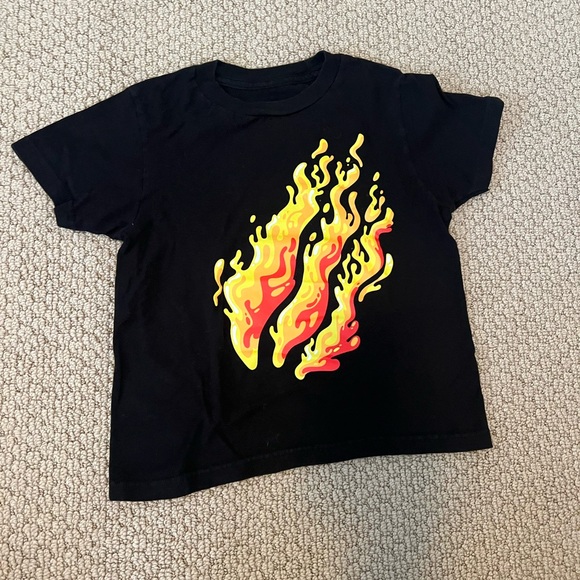 Youth Prestonplayz lava drip Fire Merch tee - Picture 1 of 1